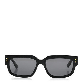 GUCCI Acetate Rectangle Frame Sunglasses GG1218S Black