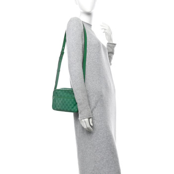 GUCCI GG Crystal Monogram Mini Shoulder Bag New Shamrock