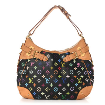 LOUIS VUITTON Monogram Multicolor Greta Black