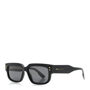 GUCCI Acetate Rectangle Frame Sunglasses GG1218S Black