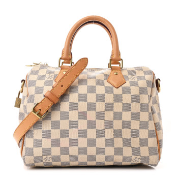LOUIS VUITTON Damier Azur Speedy Bandouliere 25