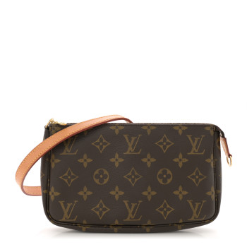 LOUIS VUITTON Monogram Accessories Pochette Long Strap