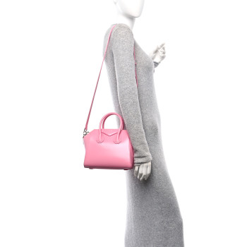 GIVENCHY Shiny Lord Calfskin Mini Antigona Bright Pink