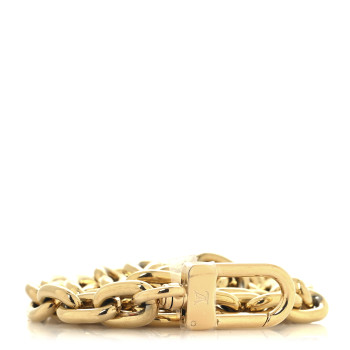 LOUIS VUITTON Metal Chain Strap Gold