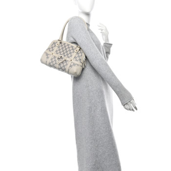 GUCCI Monogram Reins Tote  Navy