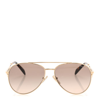 PRADA Aviator Sunglasses SPR 73Z Gold Tortoise
