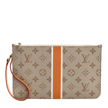 LOUIS VUITTON Monopaname Neverfull Pochette Beige Ocher