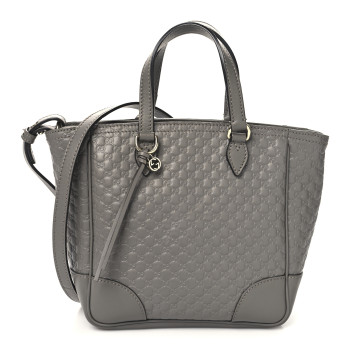 GUCCI Microguccissima Small Bree Tote Graphite