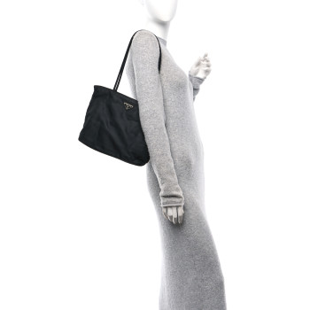 PRADA Tessuto Nylon Shoulder Bag Black