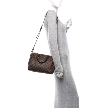 LOUIS VUITTON Damier Ebene Speedy Bandouliere 25