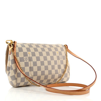 LOUIS VUITTON Damier Azur Favorite MM
