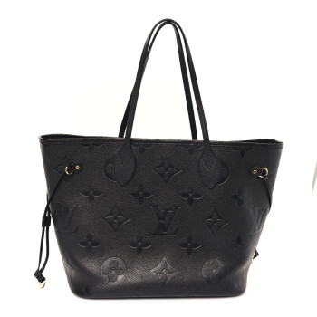 LOUIS VUITTON Empreinte Monogram Giant Neverfull MM Black