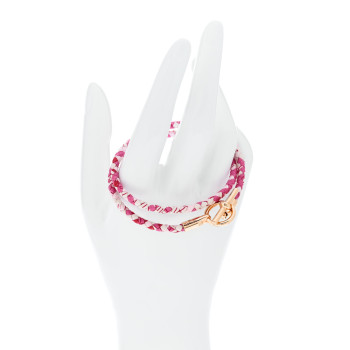 HERMES Silk Astrologie Nouvelle Glenan Double Tour Bracelet T1