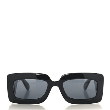 GUCCI Acetate Rectangular Sunglasses GG0811S Black