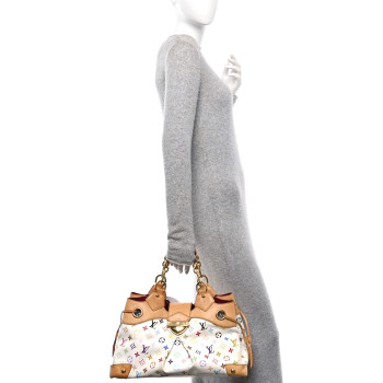 LOUIS VUITTON Monogram Multicolor Ursula White