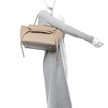 CELINE Grained Calfskin Small Belt Bag Dune