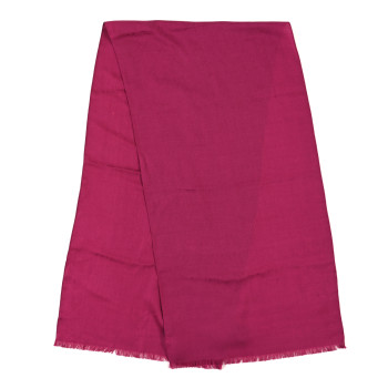 GUCCI Wool Silk GG Monogram GGNat Scarf Fuchsia
