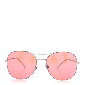 GUCCI Aviator Sunglasses GG4253S Silver Red