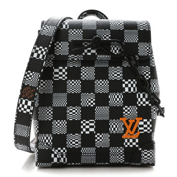 LOUIS VUITTON Damier Distorted Steamer XS