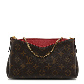 LOUIS VUITTON Monogram Pallas Clutch Cherry
