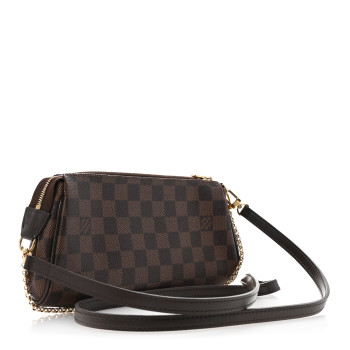 LOUIS VUITTON Damier Ebene Eva Clutch