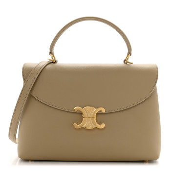 CELINE Supple Calfskin Medium Nino Cappuccino