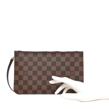 LOUIS VUITTON Damier Ebene Neverfull MM GM Pochette