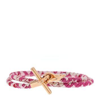 HERMES Silk Astrologie Nouvelle Glenan Double Tour Bracelet T1