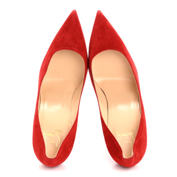 CHRISTIAN LOUBOUTIN Suede So Kate 100 Pumps 39.5 Loubi