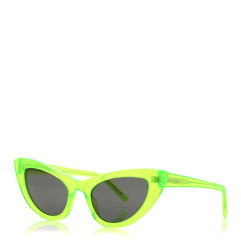SAINT LAURENT Acetate Lily Sunglasses SL213 Green