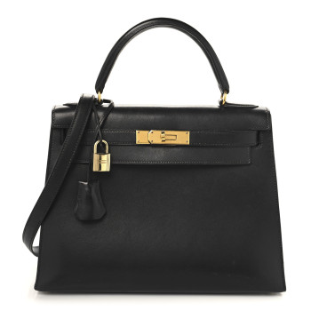 HERMES Swift Shooting Star Kelly Sellier 28 Black