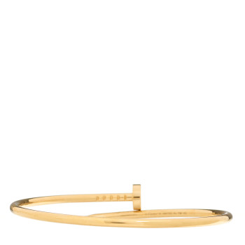 CARTIER 18K Yellow Gold Small Juste Un Clou Bracelet 16