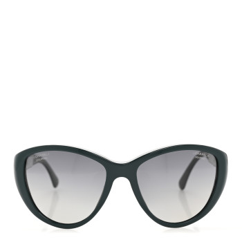 CHANEL Crystal Bijoux Polarized Sunglasses 5298-B Green