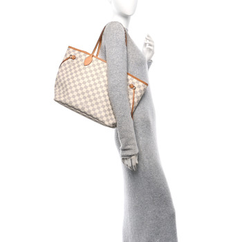 LOUIS VUITTON Damier Azur Neverfull MM