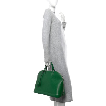 LOUIS VUITTON Epi Alma GM Menthe