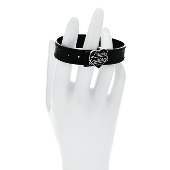 LOUIS VUITTON X NIGO Monogram Eclipse LV Heart Reversible Bracelet