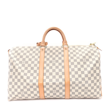 LOUIS VUITTON Damier Azur Keepall 50