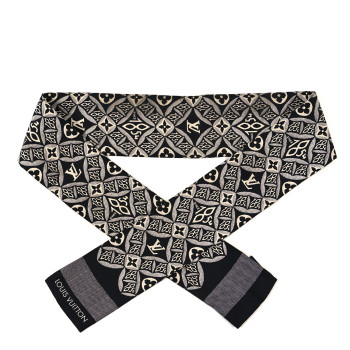 LOUIS VUITTON Silk Since 1854 Bandeau Gris