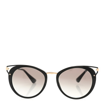 PRADA Horn Metal Cinema Sunglasses SPR66T Black