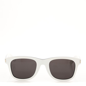 SAINT LAURENT Acetate Over Sunglasses SL 51 White