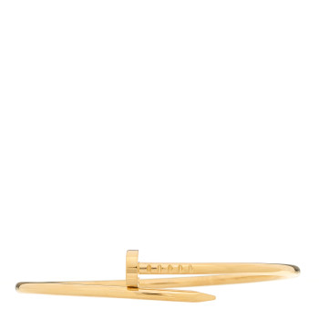 CARTIER 18K Yellow Gold Small Juste Un Clou Bracelet 16