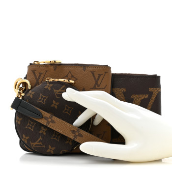 LOUIS VUITTON Reverse Monogram Giant Trio Pouch