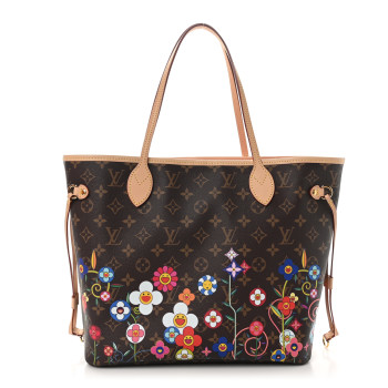 LOUIS VUITTON LV X TM Monogram Flowers Neverfull MM