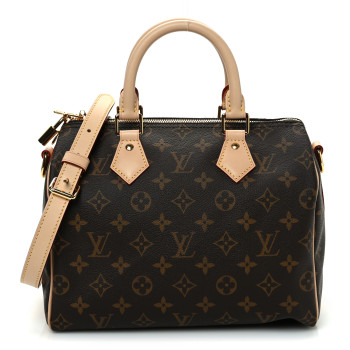 LOUIS VUITTON Monogram Speedy Bandouliere 25