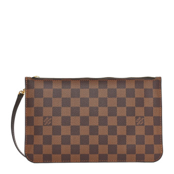 LOUIS VUITTON Damier Ebene Neverfull MM GM Pochette