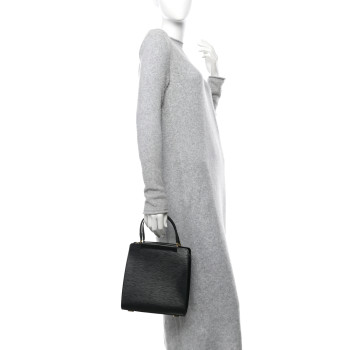 LOUIS VUITTON Epi Figari PM Black