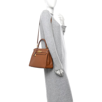 HERMES Togo Kelly Retourne 28 Gold