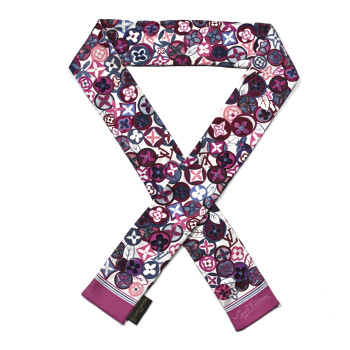 LOUIS VUITTON Silk Eugenia Bandeau Rose
