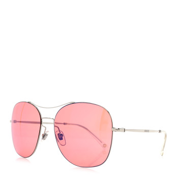 GUCCI Aviator Sunglasses GG4253S Silver Red