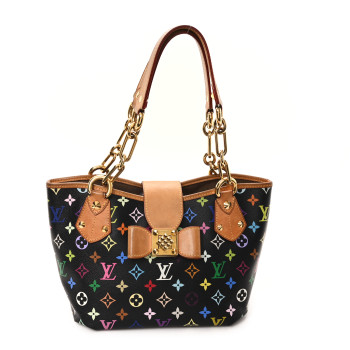 LOUIS VUITTON Monogram Multicolor Annie MM Black